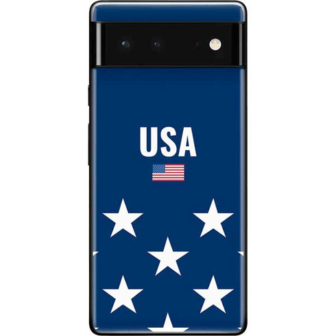 USA Flag Stars Google Pixel 6 Skin